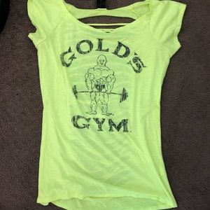 Golds gym Cut out top